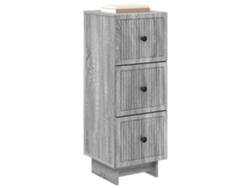 Maison Exclusive - Cajonera Gris Sonoma 33 X 34,5 X 90 Cm Madera De Ingeniería