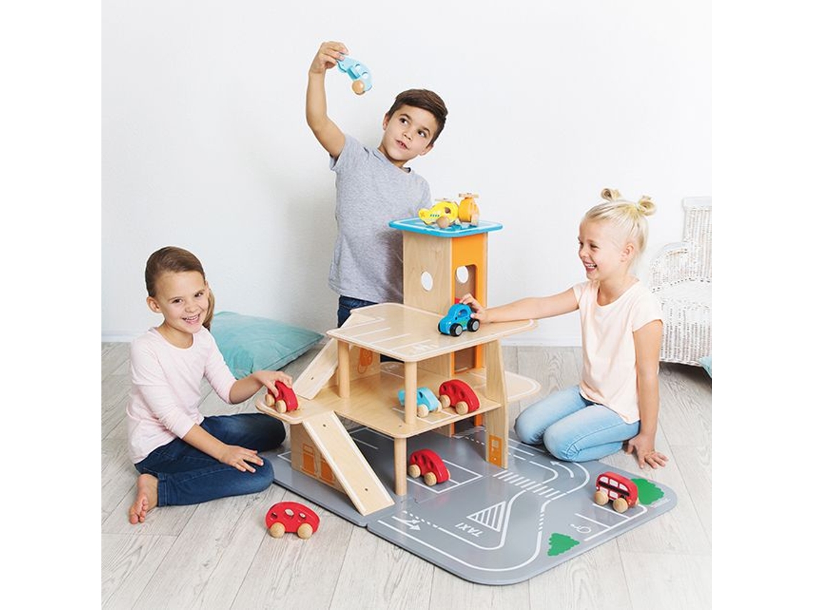 Beleduc XXL City Parkhouse - Juguete para aparcar, multicolor