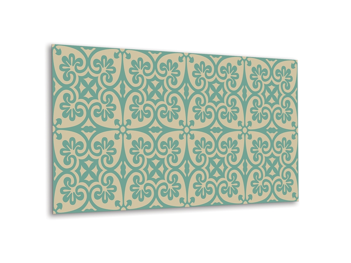 Panel de pared de vinilo Espelharte (100x50 cm - Verde, Atmósfera oriental)