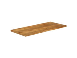 Tablero de mesa | Tablero de escritorio | Superficie de mesa con borde 140x60x2,5 cm Madera maciza
