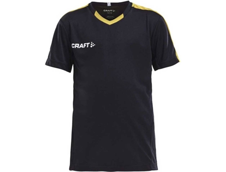 Camiseta de Hombre para Fútbol CRAFT Progress Contrast Amarillo (6/8 Años)