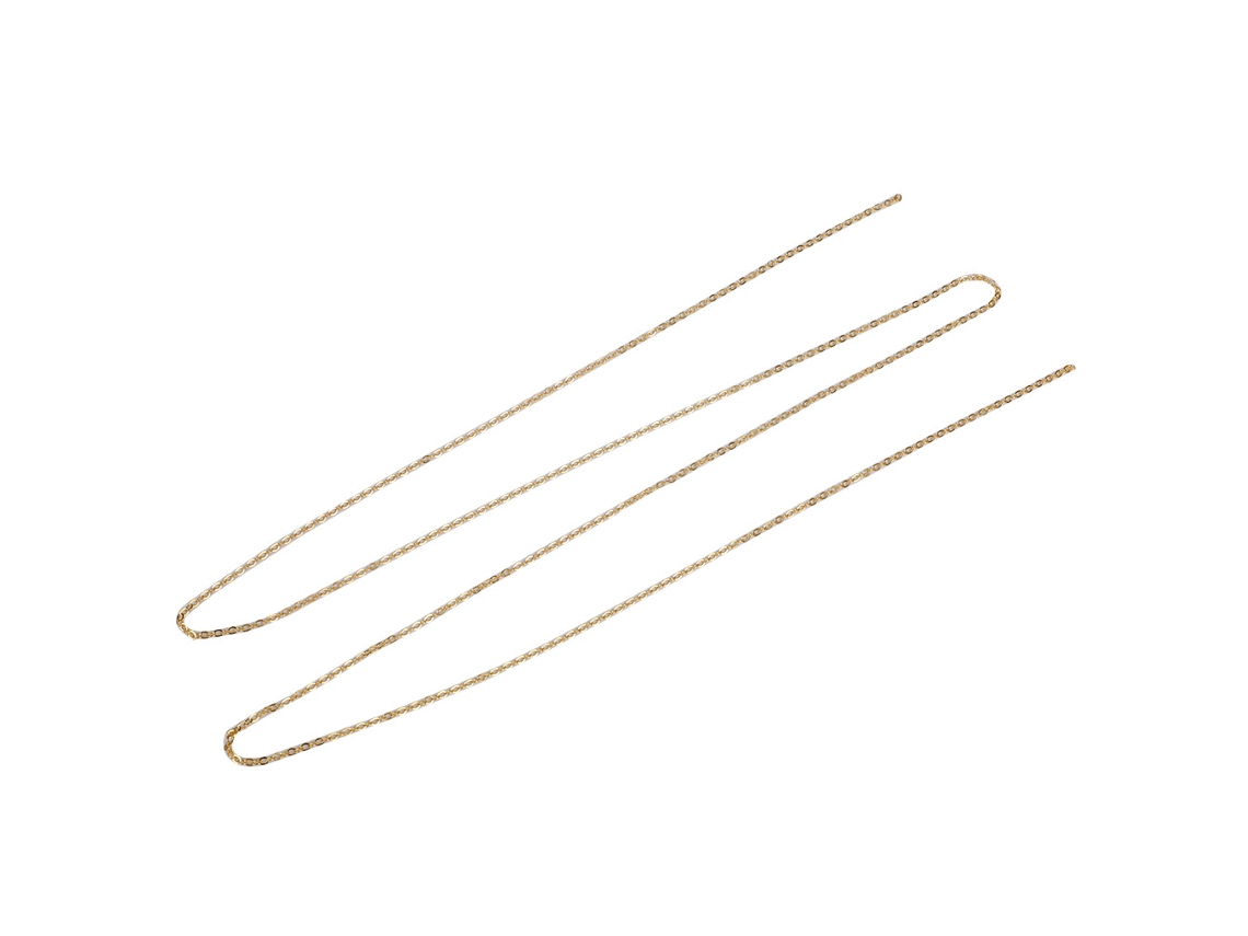 Kkml-decoración De Uñas De Cadena Plana Metálica Hueca De 3mm Para Manicura Diy Punk, Cadena Para Uñas Artísticas 5