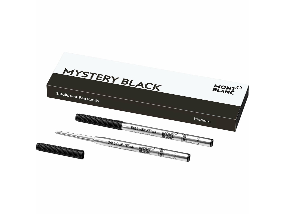 Recambio para bolígrafo MONTBLANC 128211 Negro (2 Unidades)