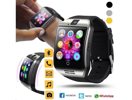 Smartwatch Q18 Guía De Teléfonos Bluetooth Silver