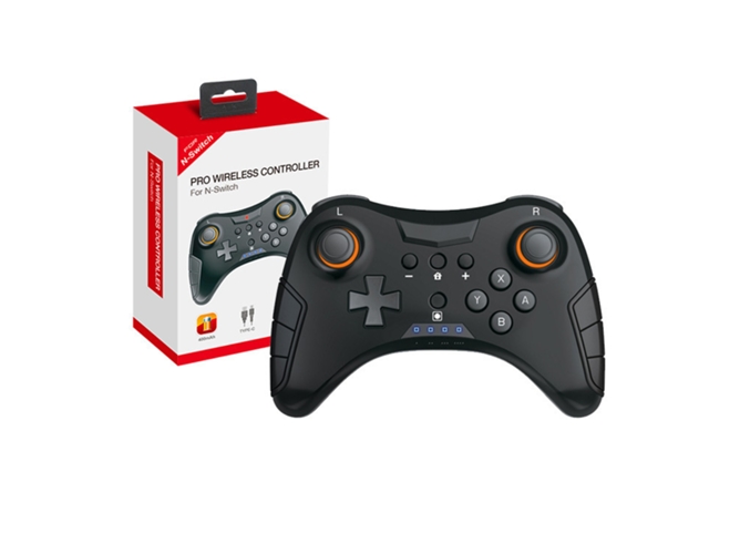 Mando Nintendo Switch LONZEN Switch Pro Joystick Remote Negro