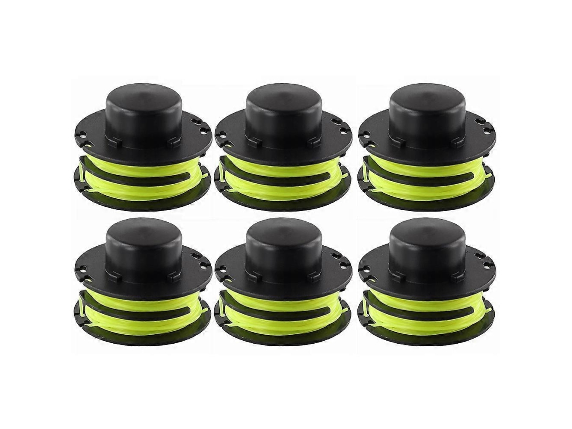 M1l 6 Carretes De Alambre De Nailon Para Carretes De Repuesto Para Desbrozadora Ryobi U2d Rac119