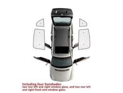 Parasol Total Para Porsche Macan 2014-2020 Turbo Gts Protector Solar Para Parabrisas Y Ventanas Traseras Ventanas Traseras