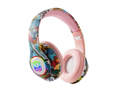 Auriculares Inalámbrico Estéreo Plegable Bluetooth Con Micrófono
