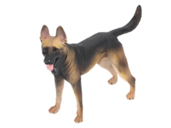 Figura De Pastor Alemán Modelo De Perro Simulación Alta Realismo Juguete Educativo Temprano Animal