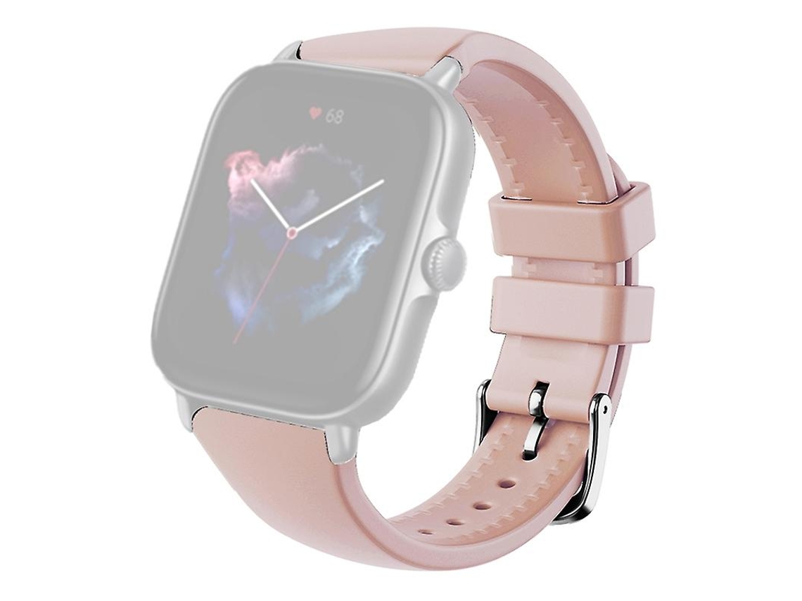 Correa de silicona de 20 mm para reloj inteligente Huami Amazfit GTS 4/3/2/mini/bip con hebilla en U para bicicleta eléctrica