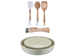 Juego De 2 Sartenes Ø22ø26cm Clickcook Con Mango Extraíble Y Utensilios De Cocina