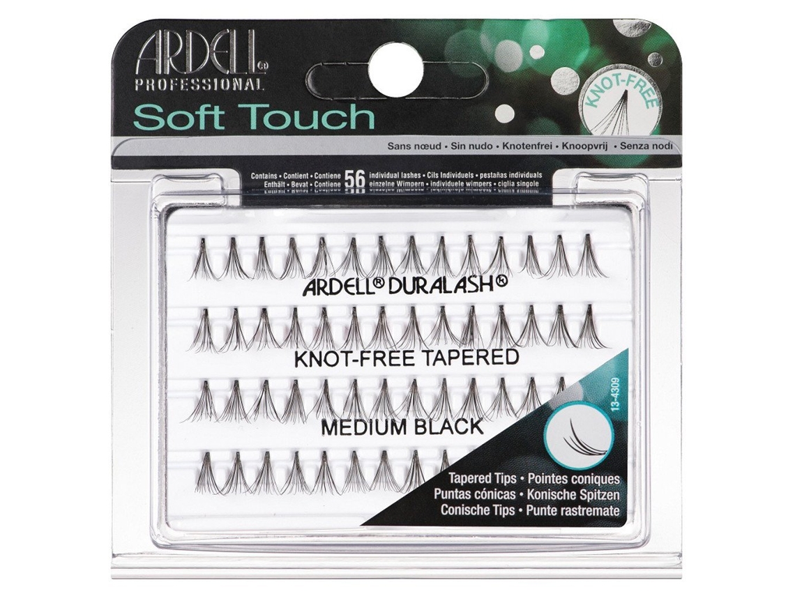 Ardell Soft Touch Individual Knot-Free Tapered Medium Black