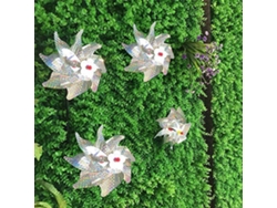 Rueda giratoria ahuyentadora de aves para uso decorativo en jardines (10 unidades)
