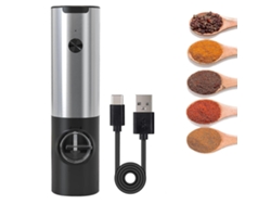 Molinillo eléctrico automático de sal y pimienta Rosewell, recargable por USB, con ajuste de molienda gruesa (nuevo)