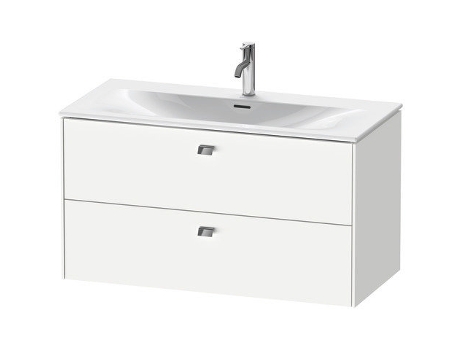 Mueble DURAVIT Brioso bajo lavabo montado en la pared 102,0 x 47,9 cm 2 cajones incl. recorte de sifón y delantal para lavabo Viu 234410