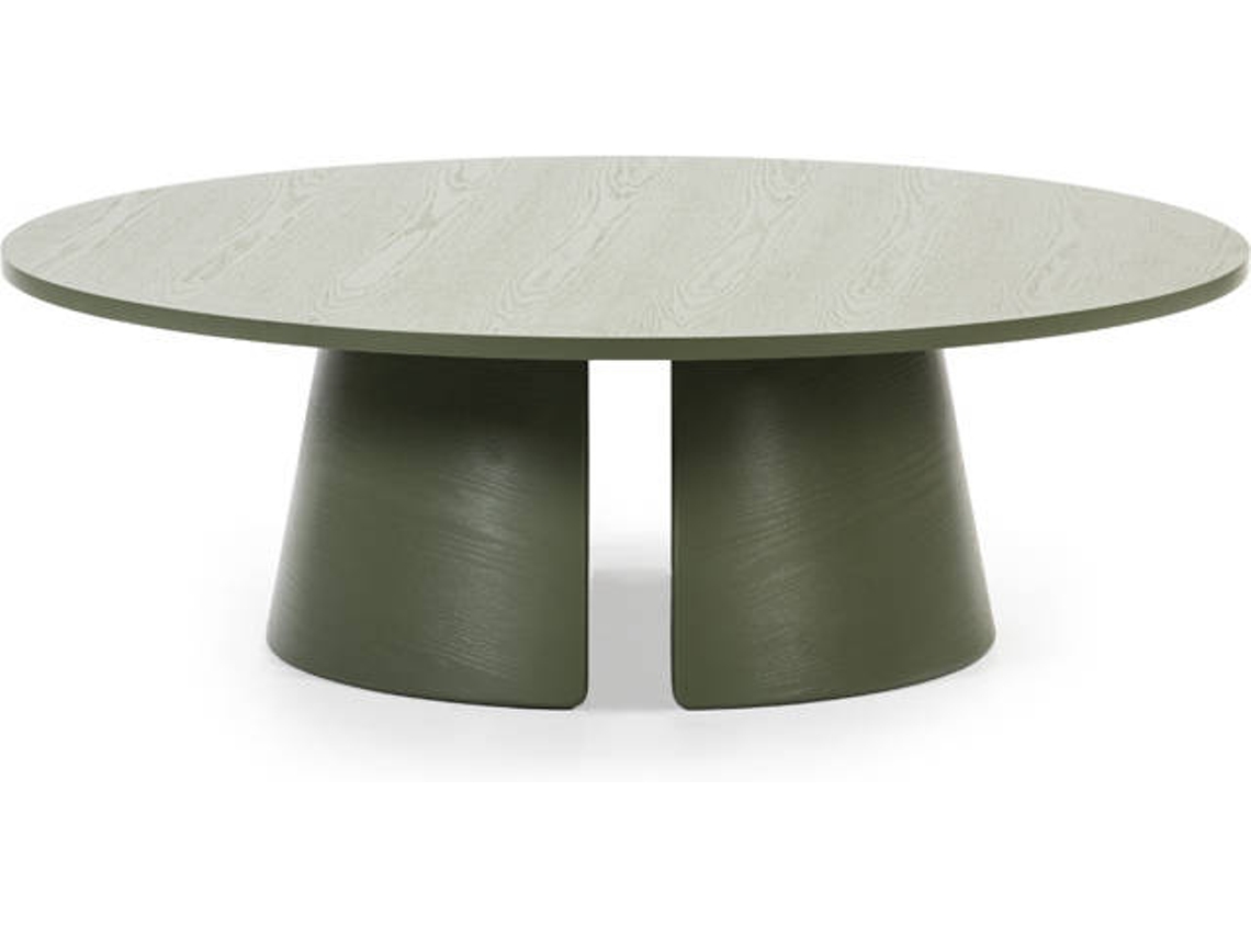 Mesa de Centro BAZAR MONDIALE Cep (Verde - Madera - 110x36.5  cm)