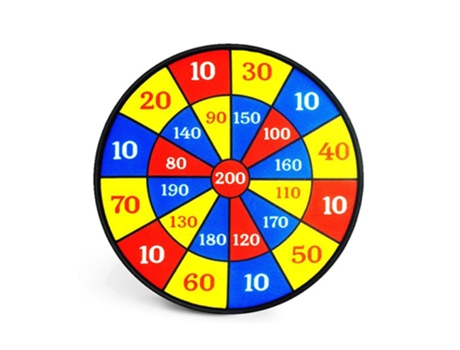 Juguetes de dardos para niños, juegos y actividades deportivas para interiores y exteriores, juego de tablero de dardos seguro con 3 dardos y 6 bol...