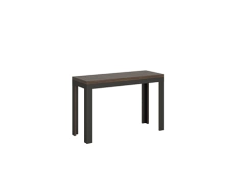 Mesa de Comedor ITAMOBY Linea Double (120x45/90 - Paneles de Melamina - Nogal)
