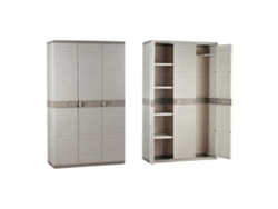 PLASTIKEN Armario PLASTIKEN Titanium 105 cms 3 puertas | 105 x 44 x 176 CMS