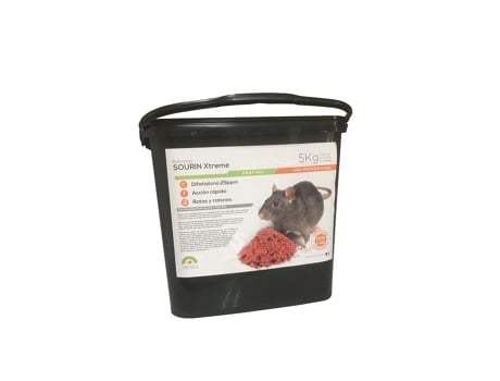Rodenticida Sourin Xtreme Frap Mix Mistura de cereais 5 kg Difetialona a granel VESTA