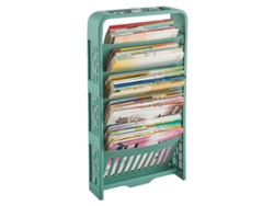 Estante De Libros Para Clase Con Gran Capacidad Multicapa Organizador De Libros Para Estudiantes Hogar Verde
