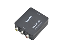 Convertidor RCA AV 2 para HDMI (Negro)