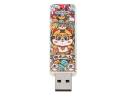 Unidad Flash Usb (32gb) Lindo Tigre Cartoon Usb2.0 Plug And Play Estable Hot Swap