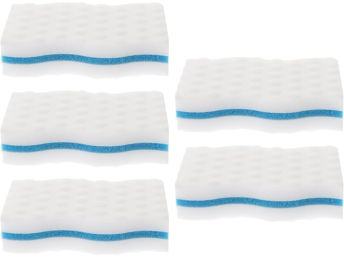 Limpieza 5 Esponjas Blancas De Con Gran Poder