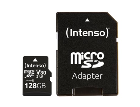 Intenso Microsdxc 128Gb Clase 10 Uhs-I Tarjeta de memoria Sd Microsdhc de capacidad extendida profesional Clase 10