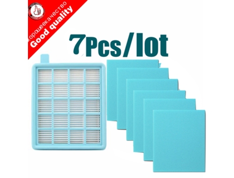 7 unids/lote filtro de malla HEPA filtro BUFFALO-MISTRAL para aspiradora Philips FC9520 FC9521 FC9522 FC9523 FC9524 FC9525 FC8470