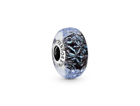 PANDORA Charm Joyas Oc an Murano Glass Azul Fonc Ondul PANDORA Colores