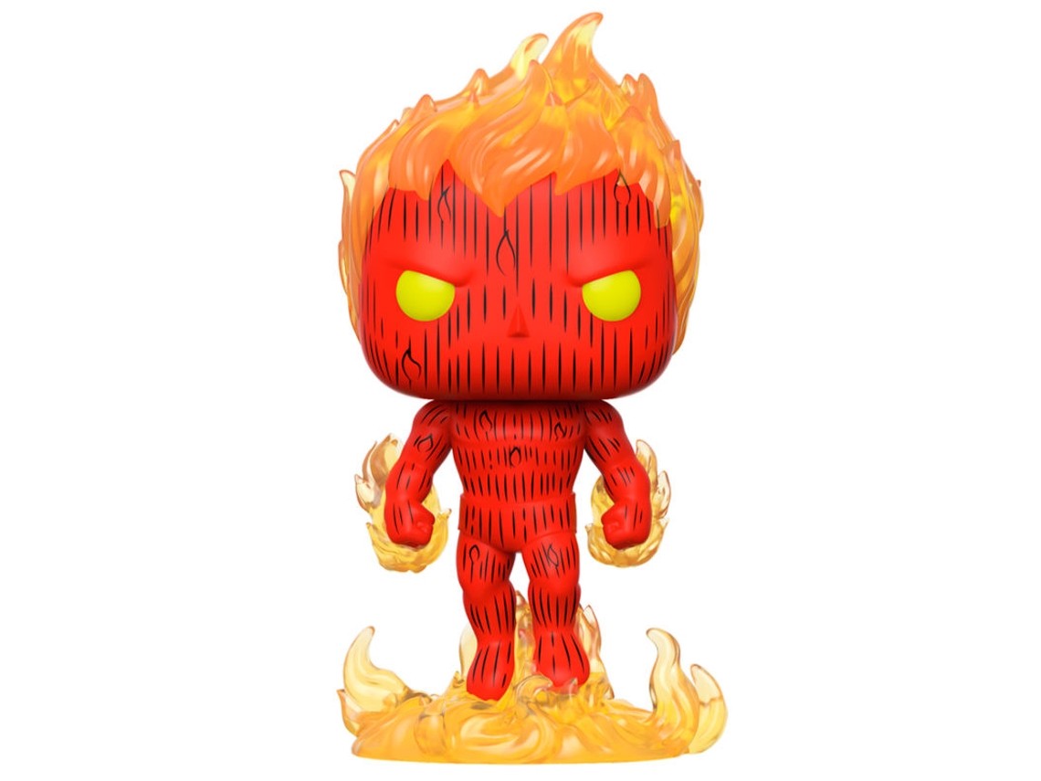 Figura Pop Funko de la Antorcha Humana de los Cuatro Fantásticos de Marvel