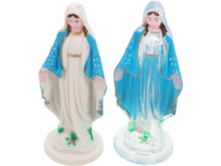 2 Decoración Conjunto De Estatuillas Resina