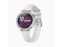 Reloj inteligente Yunzii I109 de 1,27 pulgadas, Bluetooth, llamadas, monitoreo de salud, 100 modos deportivos, IP68, resistente al agua, plateado