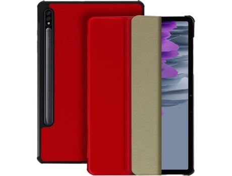 Funda con Soporte Samsung Galaxy Tab S7 Plus 12.4 AVIZAR FOLIO-TRIF-RD-T970 Rojo