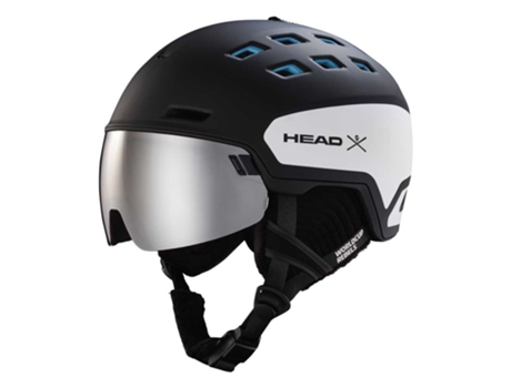 Casco HEAD Capacete Radar Visor Preto XS-S / Silver-Red/CAT2