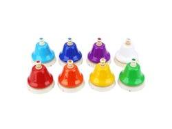 Juego de campanas para niños (multicolor, 8 notas)