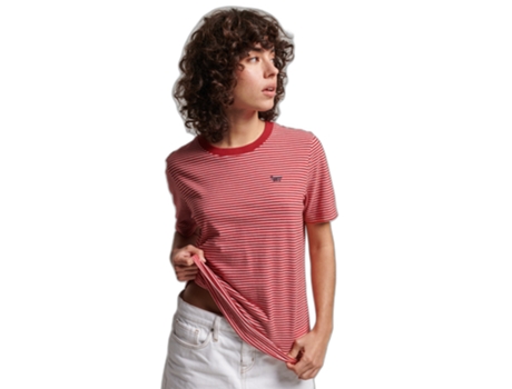 Camiseta de Mujer SUPERDRY Rojo (XS)