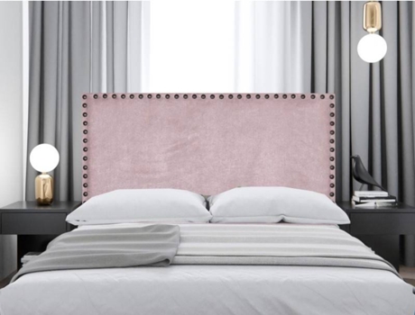 Cabecero DECORQUALITY Madrid (Rosa - Tejido Antimanchas - 105 x 125 cm)