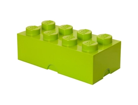 Caja de almacenamiento LEGO Brick 8 verde 25 x 50 x 18 cm