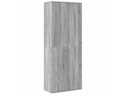 Armario alto Maison Exclusive en madera procesada gris Sonoma (70 x 35 x 180 cm)