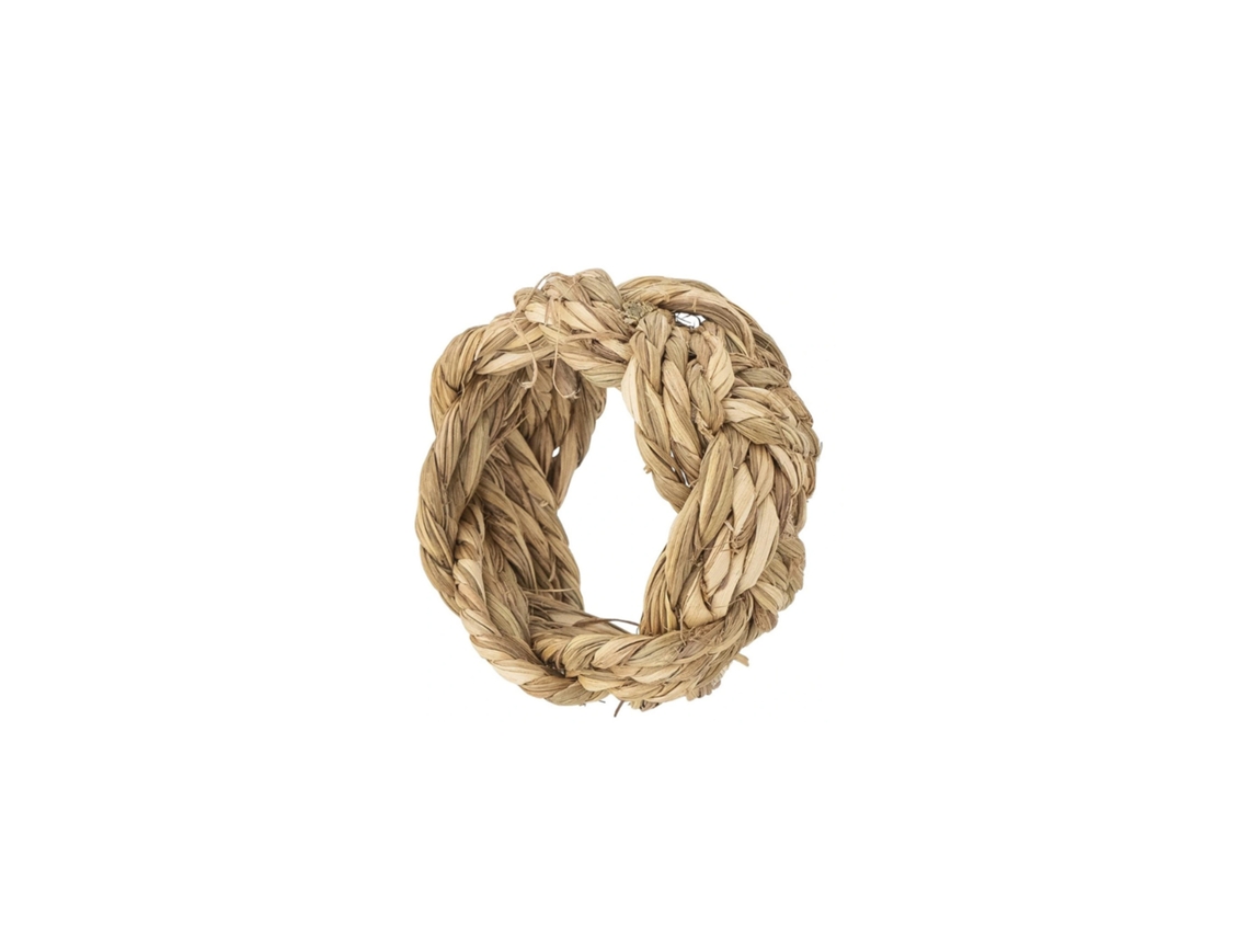Set 4 Anelli Porta Tovagliolo Camisha Erba Marina Naturale Bloomingville