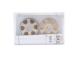 Cinta De Cassette En Blanco Reel To Reel 46 Min Biasis Normal Grabación De Sonido Transparente Oro