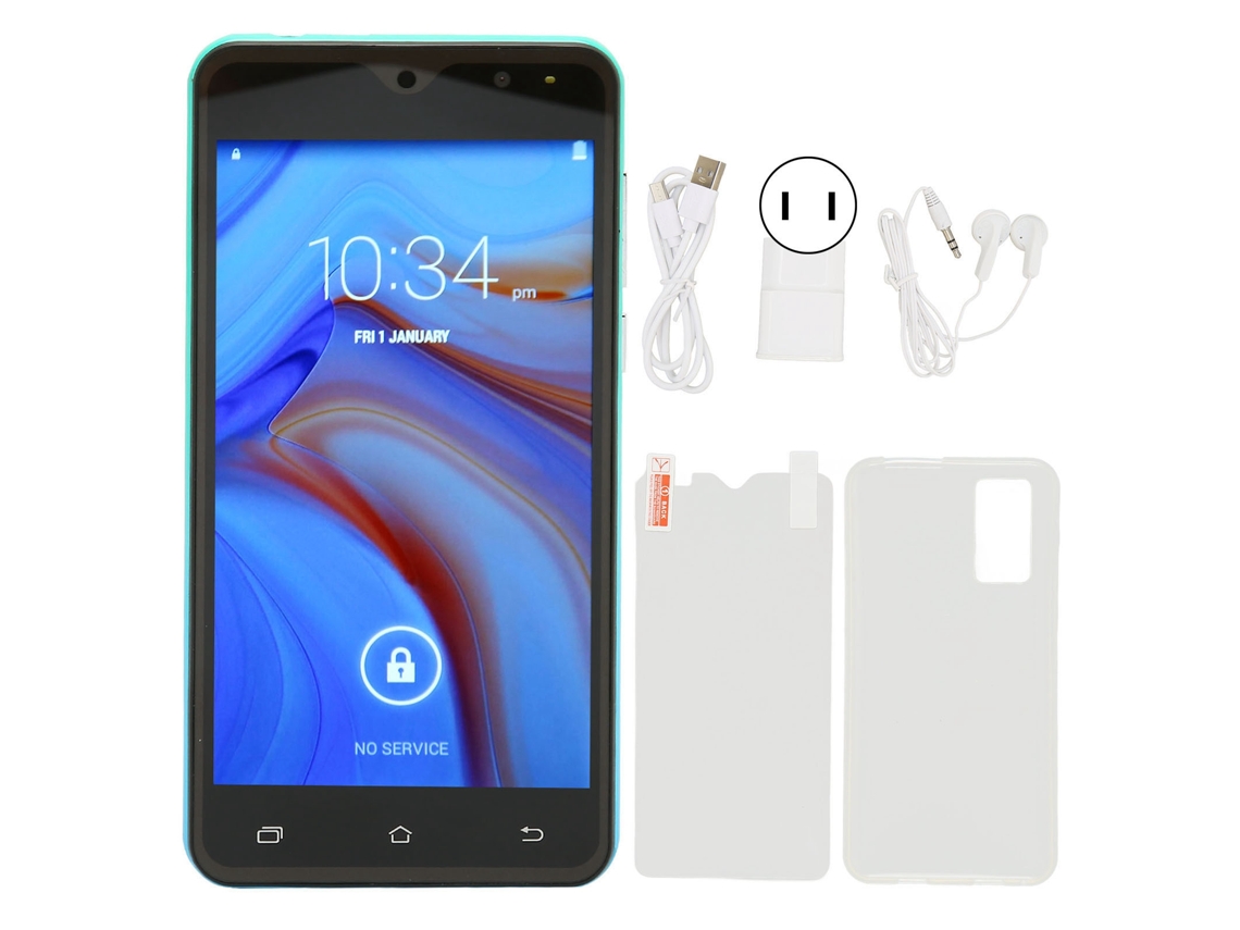 Smartphone De 5,0 Pulgadas, 2 Gb + 16 Gb, 8 Núcleos, 4800 Mah, Android 11.0, Wifi, 5g, Doble Voltaje, Enchufe Estadounidense, Color Verde.