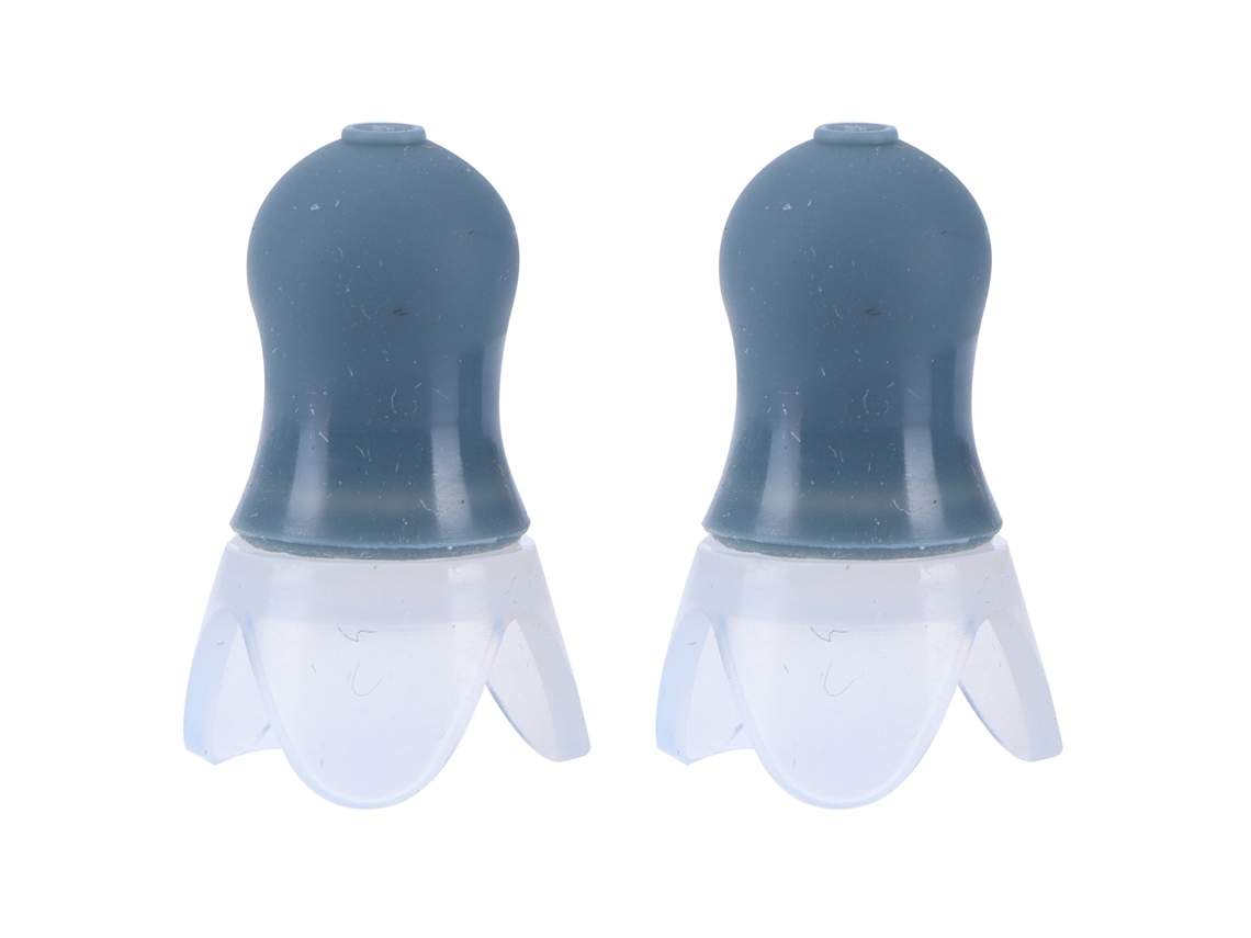 Tapones de silicona impermeables para los oídos, ideales para nadar y reducir el ruido en vuelos, con sellador negro.