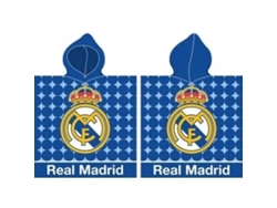 Poncho-toalla Reversible Infantil Con Capucha Real Madrid
