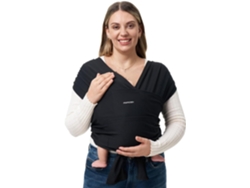 Portabebés Momcozy, Fácil De Usar, Ligero Y Manos Libres, Ajustable Para Recién Nacidos Y Niños De 3,6 A 15,9 Kg, Negro.