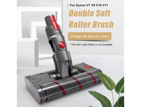 Manguera de tubo de extensión de cabezal de cepillo de suelo doble para Dyson V8 V7 V10 V11, accesorios para aspiradoras, cabezal de succión de rod...