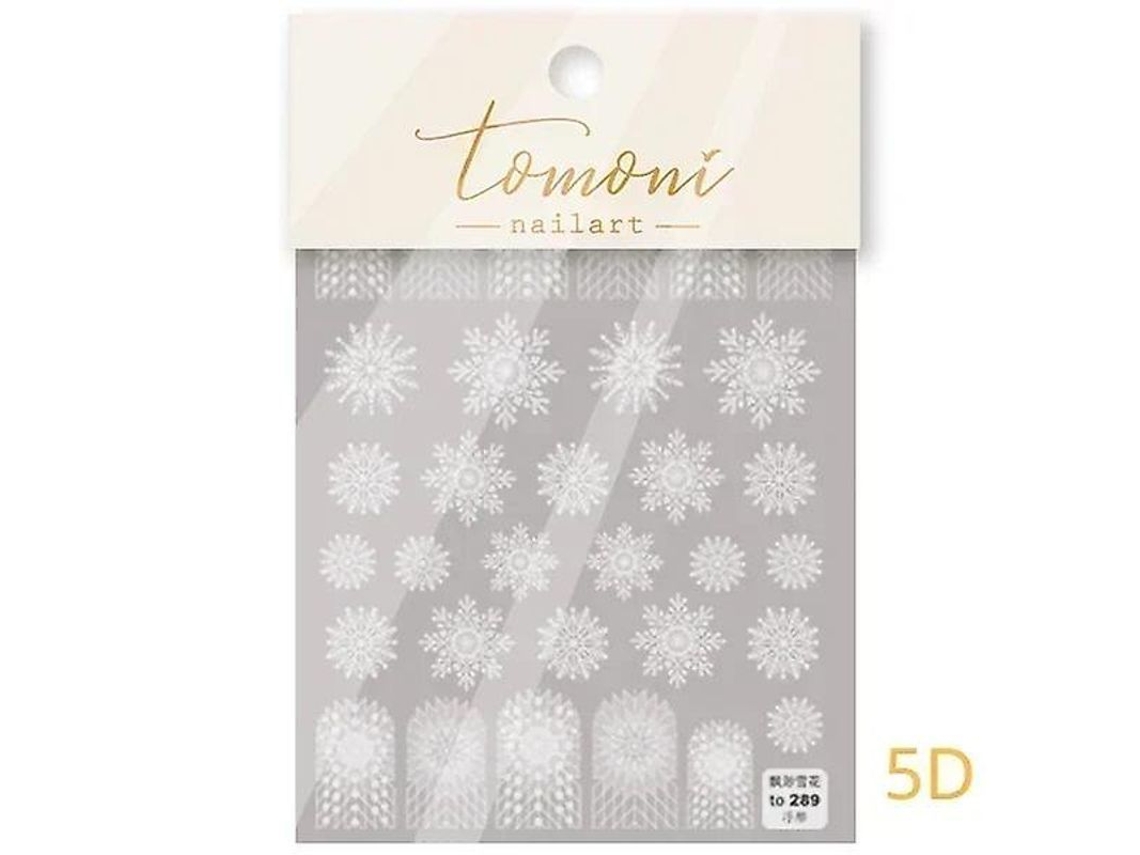 Pegatinas Para Uñas Cortadas Con Láser 5d, Purpurina Navideña De Cristal De Nieve Invernal 3d