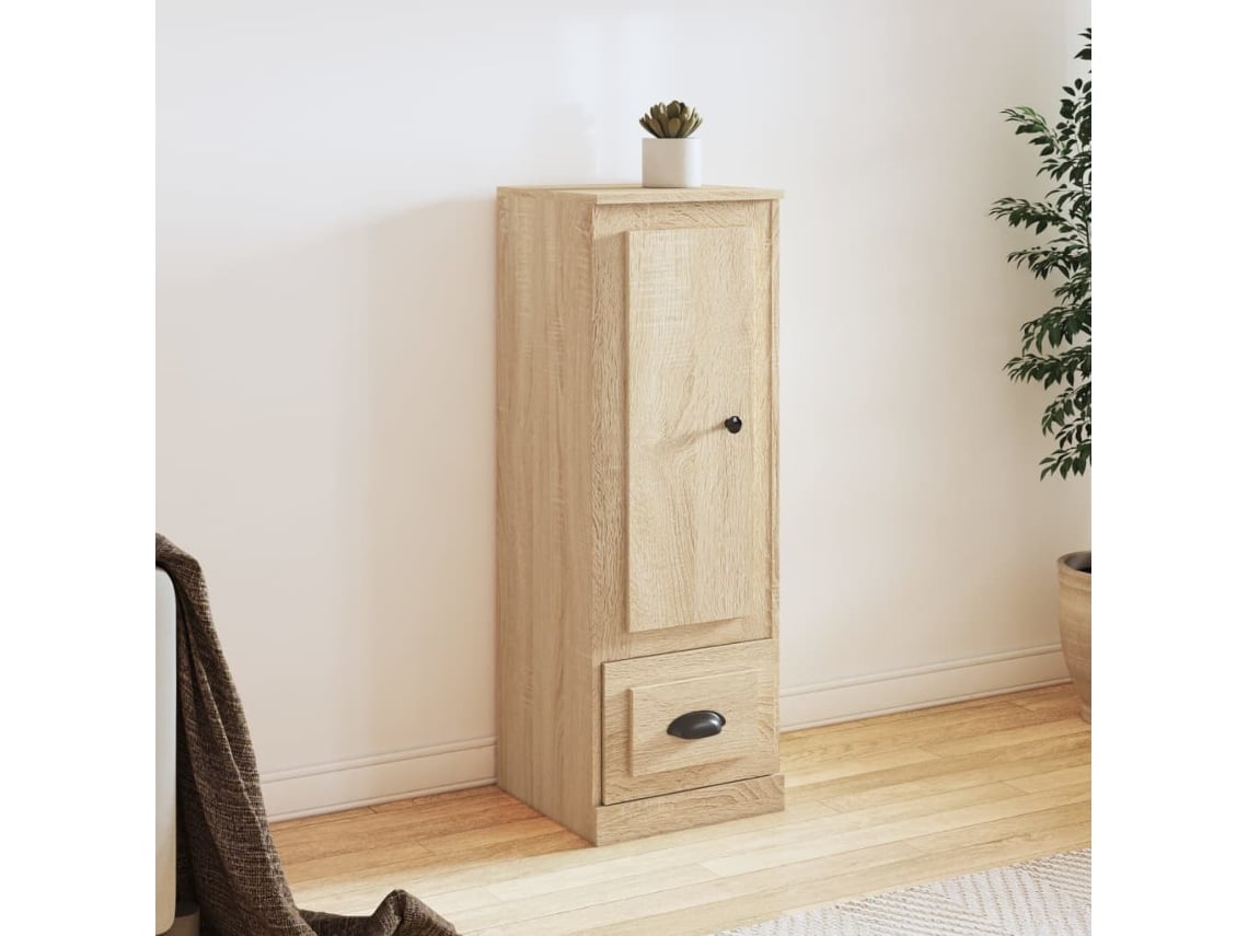 Aparador Alto Madera Contrachapada Roble Sonoma 36x35,5x103,5cm
